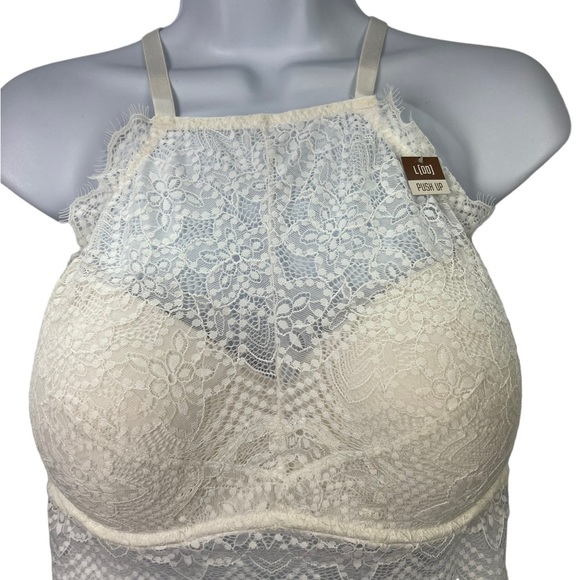 PINk by Victoria’s Secret padded lace pullover bra size Lg DD NEW - Picture 1 of 6